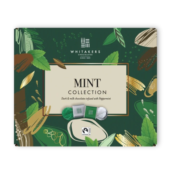 Mint Collection - Assorted Milk & Dark  Whitakers Chocolates Box 170g